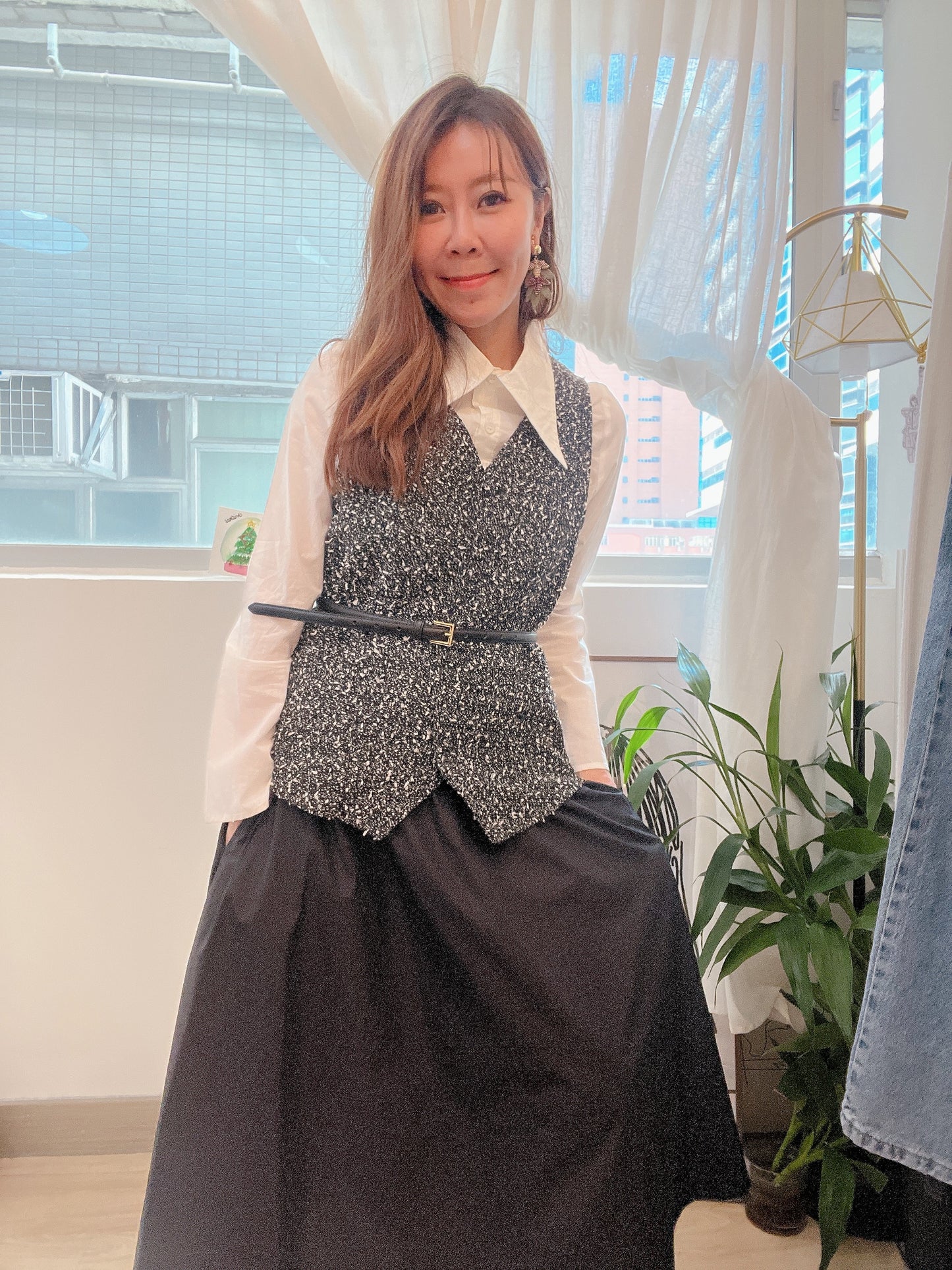 DRESS WITH SHIRT SET