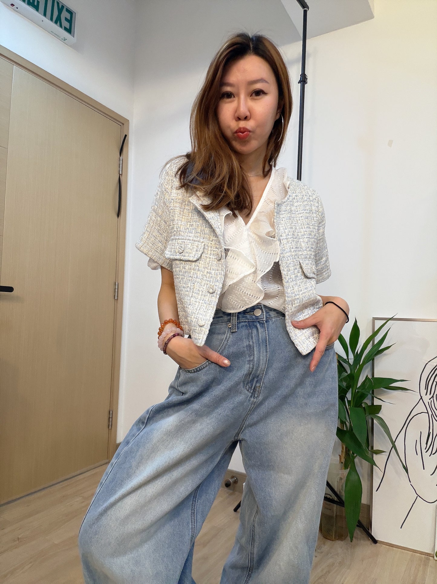 PER ME LIGHT WEIGHT TWEED SET