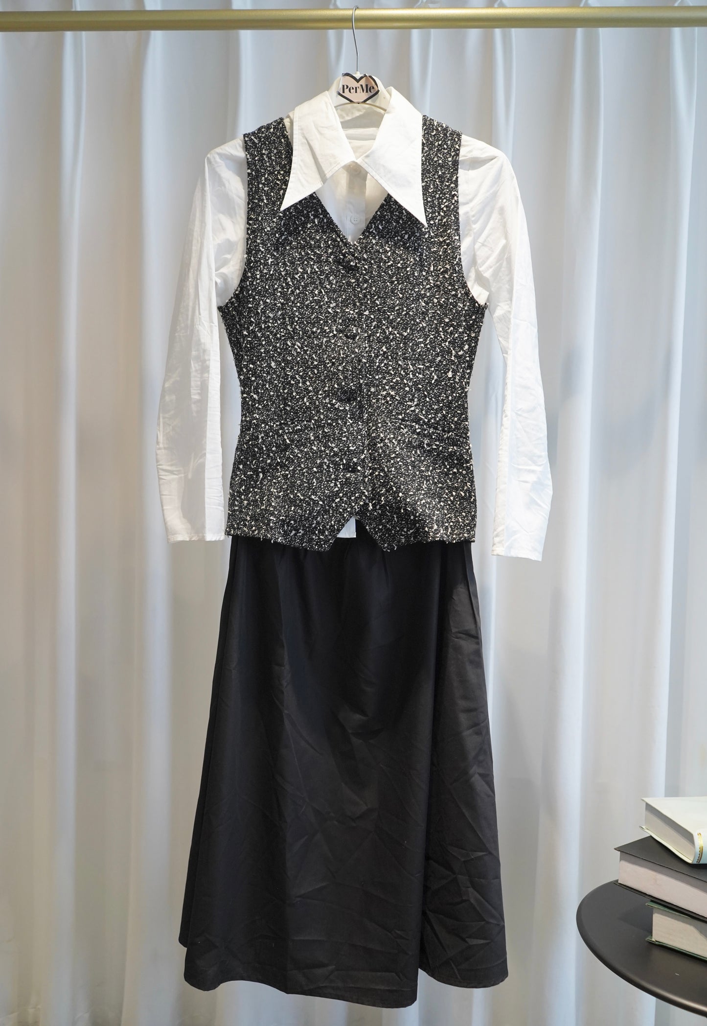 DRESS WITH SHIRT SET