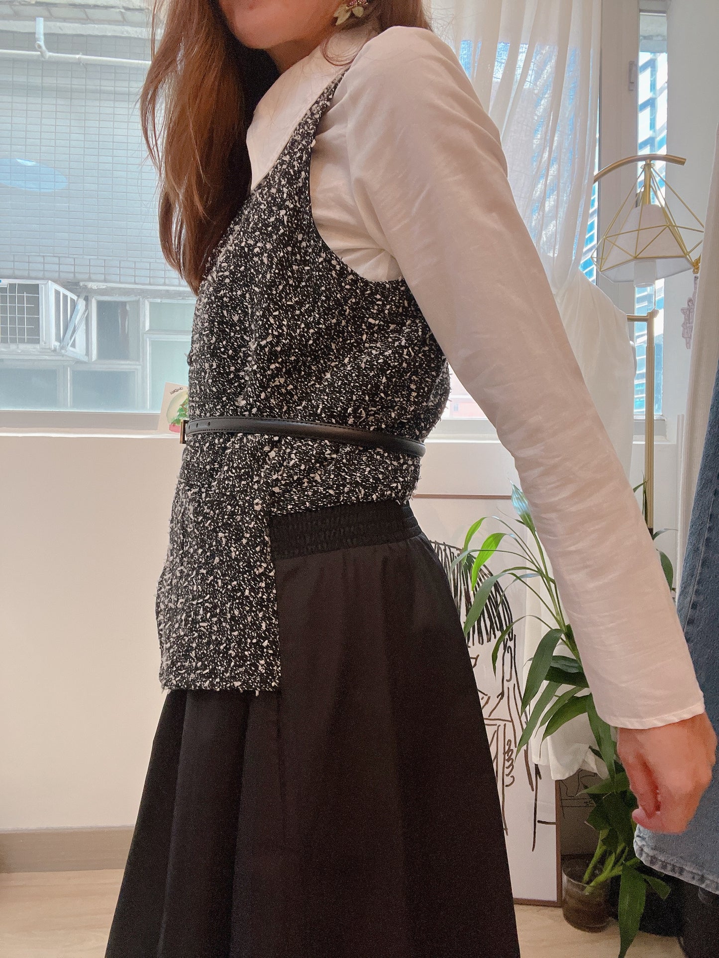 DRESS WITH SHIRT SET