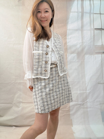SOFT TWEED VEST