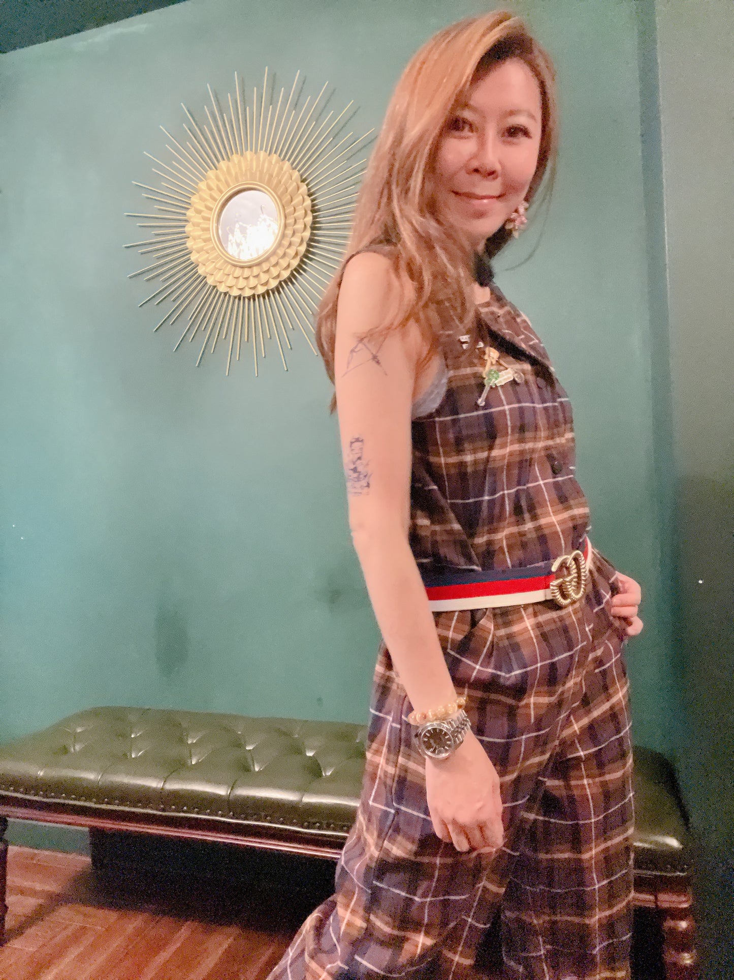 CHECK PATTERN JUMPSUIT