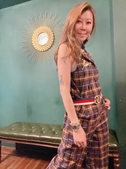 CHECK PATTERN JUMPSUIT