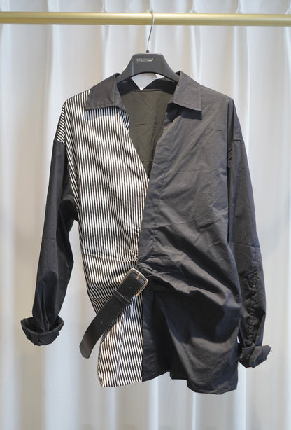 PER ME MIXED FABRIC SHIRT