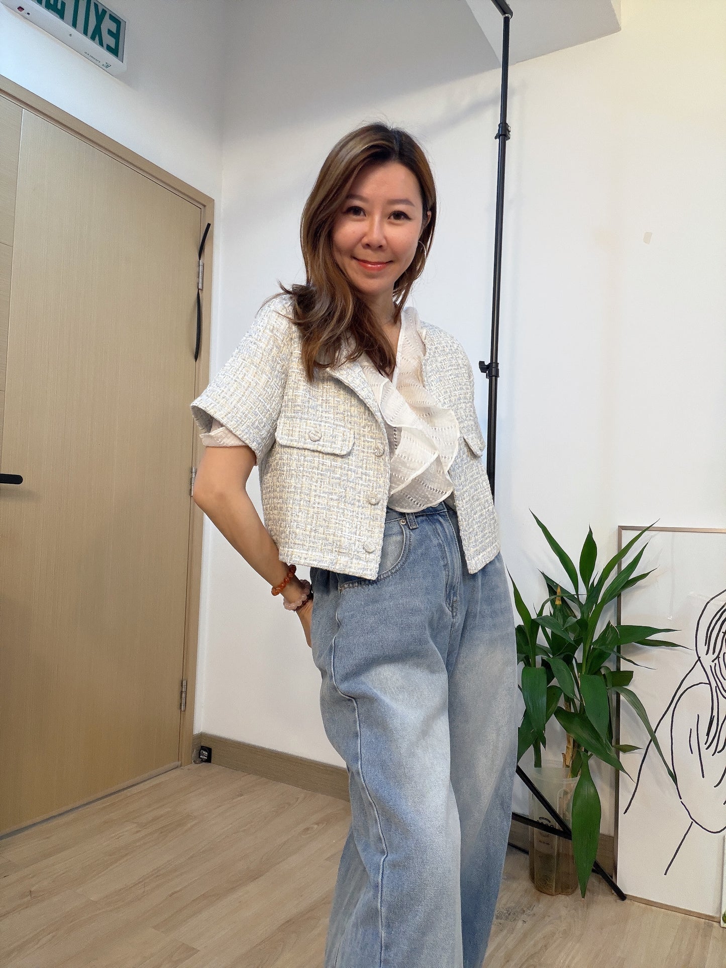 PER ME LIGHT WEIGHT TWEED SET