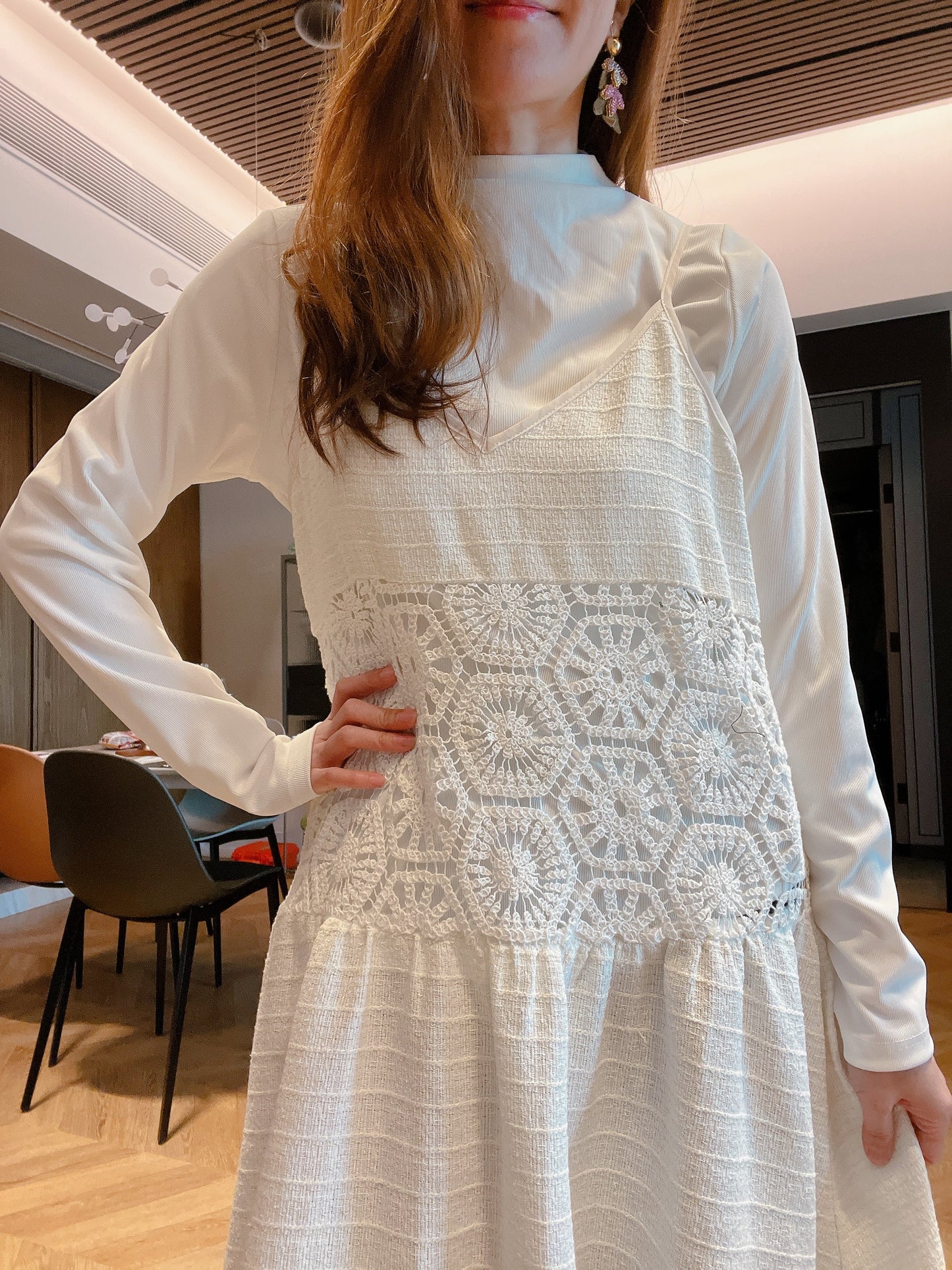 PER ME CROCHET DRESS WITH TOP
