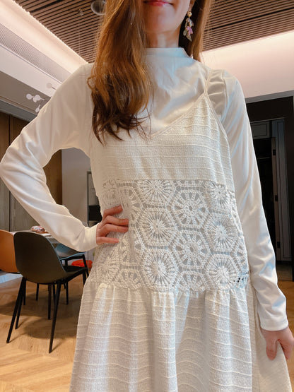 PER ME CROCHET DRESS WITH TOP